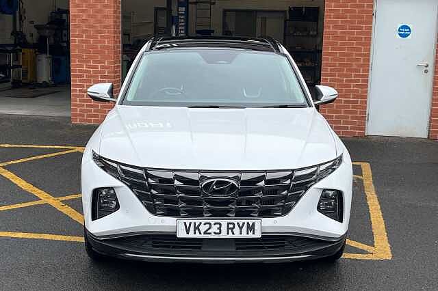 Hyundai TUCSON 1.6 T-GDi 48Volt MHEV Ultimate 5dr 2WD DCT White