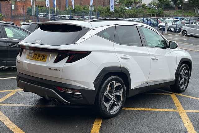 Hyundai TUCSON 1.6 T-GDi 48Volt MHEV Ultimate 5dr 2WD DCT White
