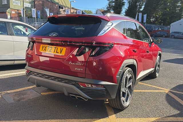 Hyundai TUCSON 1.6 T-GDi Plug-in Hybrid Ultimate 5dr 4WD Auto Red