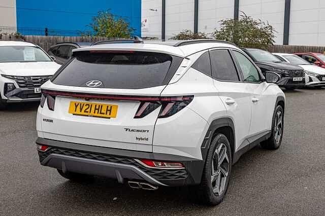 Hyundai TUCSON 1.6 TGDi Hybrid 230 Ultimate 5dr 2WD Auto Polar White