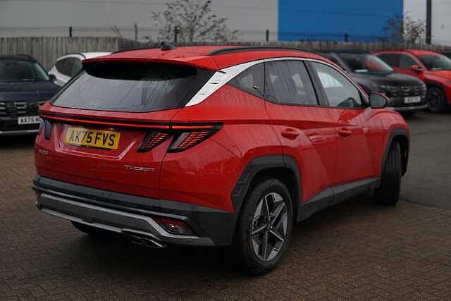 Hyundai TUCSON 1.6T Premium 5dr Engine Red