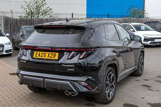 Hyundai TUCSON 1.6T Hybrid N Line S 5dr Auto Abyss Black