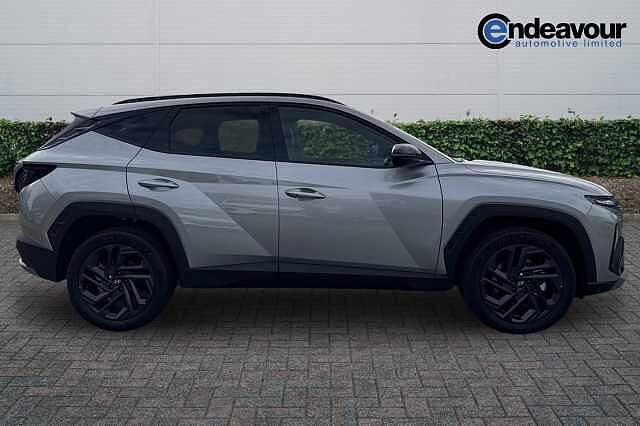 Hyundai TUCSON 1.6T 239 Hybrid Black Line 5dr Auto Shimmering Silver