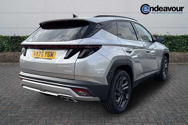 Hyundai TUCSON 1.6T 239 Hybrid Black Line 5dr Auto Shimmering Silver