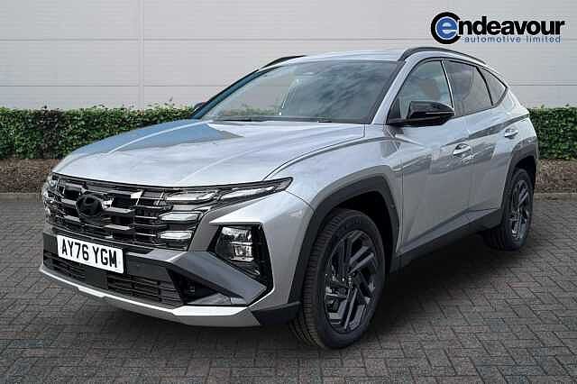 Hyundai TUCSON 1.6T 239 Hybrid Black Line 5dr Auto Shimmering Silver