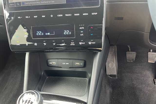 Hyundai TUCSON 1.6 T Gdi Se Connect Suv 5dr Petrol Manual Euro 6 (s/s) (150 Ps) Dark Knight Grey