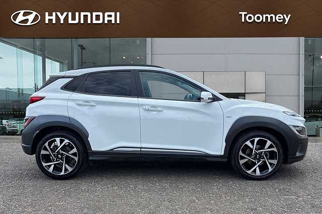 Hyundai KONA 1.0 T Gdi Mhev Premium Suv 5dr Petrol Hybrid Manual Euro 6 (s/s) (120 Ps) White