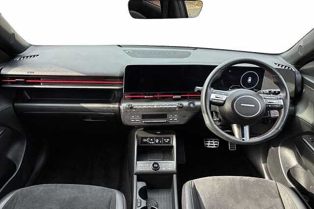 Hyundai KONA 1.6 H Gdi N Line S Suv 5dr Petrol Hybrid Dct Euro 6 (s/s) (129 Ps) Abyss Black