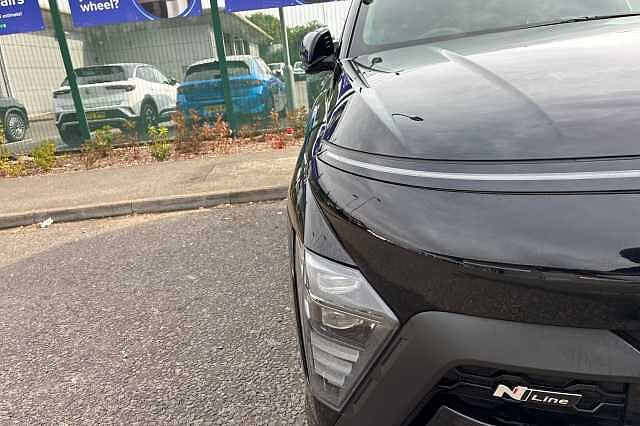 Hyundai KONA 1.6 H Gdi N Line S Suv 5dr Petrol Hybrid Dct Euro 6 (s/s) (129 Ps) Abyss Black