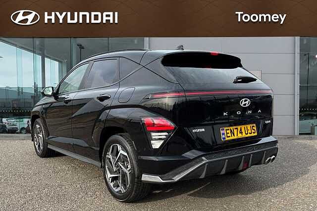 Hyundai KONA 1.6 H Gdi N Line S Suv 5dr Petrol Hybrid Dct Euro 6 (s/s) (129 Ps) Abyss Black