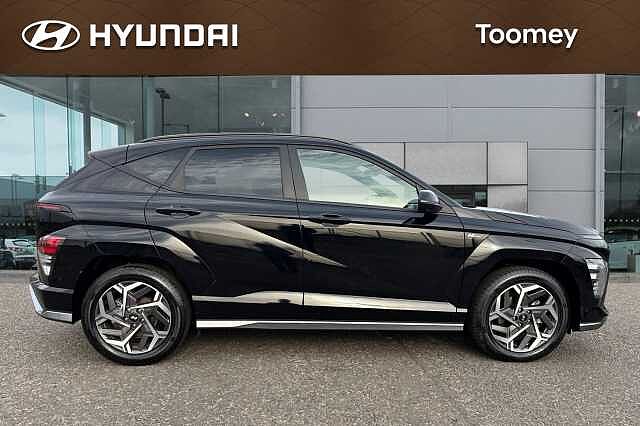 Hyundai KONA 1.6 H Gdi N Line S Suv 5dr Petrol Hybrid Dct Euro 6 (s/s) (129 Ps) Abyss Black