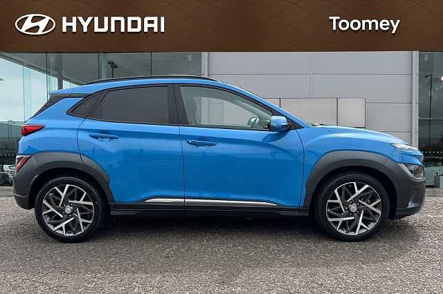 Hyundai KONA 1.6 H Gdi Premium Suv 5dr Petrol Hybrid Dct Euro 6 (s/s) (141 Ps) Surfy Blue