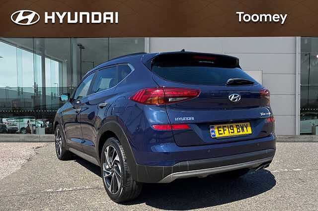 Hyundai TUCSON 1.6 T Gdi Premium Se Suv 5dr Petrol Dct Euro 6 (s/s) (177 Ps) Stellar Blue