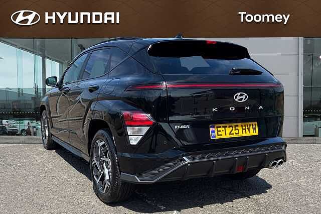 Hyundai KONA 1.6 T Gdi N Line Suv 5dr Petrol Manual Euro 6 (s/s) (138 Ps) Abyss Black
