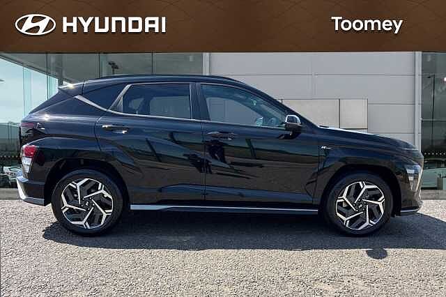 Hyundai KONA 1.6 T Gdi N Line Suv 5dr Petrol Manual Euro 6 (s/s) (138 Ps) Abyss Black