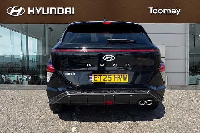 Hyundai KONA 1.6 T Gdi N Line Suv 5dr Petrol Manual Euro 6 (s/s) (138 Ps) Abyss Black
