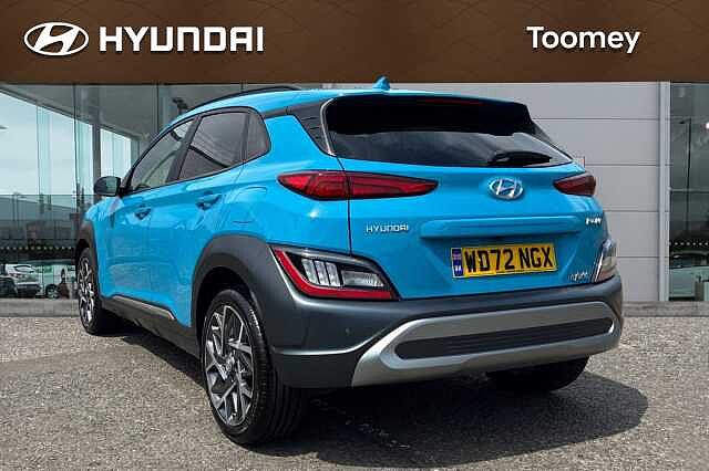 Hyundai KONA 1.6 H Gdi Premium Suv 5dr Petrol Hybrid Dct Euro 6 (s/s) (141 Ps) Dive Blue