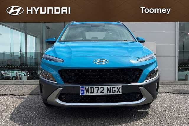 Hyundai KONA 1.6 H Gdi Premium Suv 5dr Petrol Hybrid Dct Euro 6 (s/s) (141 Ps) Dive Blue