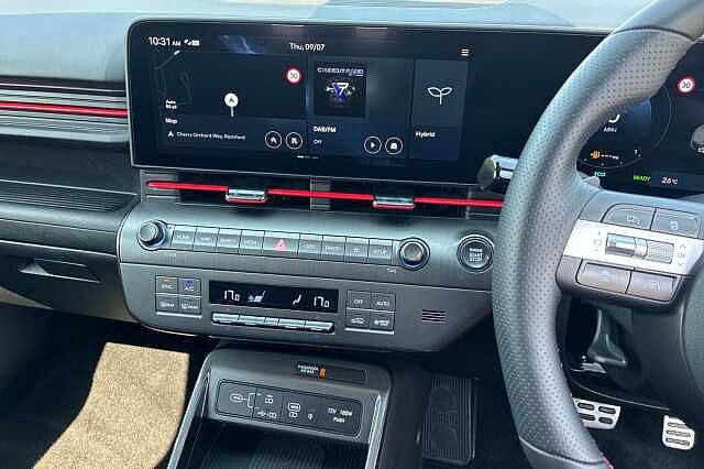 Hyundai KONA 1.6 H Gdi N Line S Suv 5dr Petrol Hybrid Dct Euro 6 (s/s) (129 Ps) Ecotronic Grey
