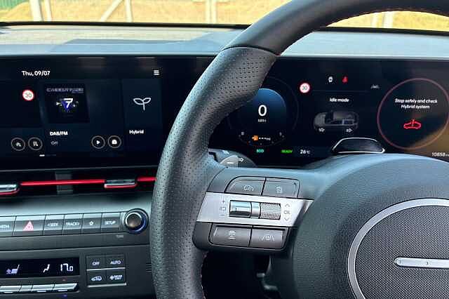 Hyundai KONA 1.6 H Gdi N Line S Suv 5dr Petrol Hybrid Dct Euro 6 (s/s) (129 Ps) Ecotronic Grey