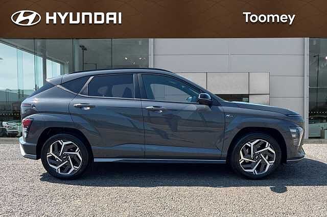Hyundai KONA 1.6 H Gdi N Line S Suv 5dr Petrol Hybrid Dct Euro 6 (s/s) (129 Ps) Ecotronic Grey