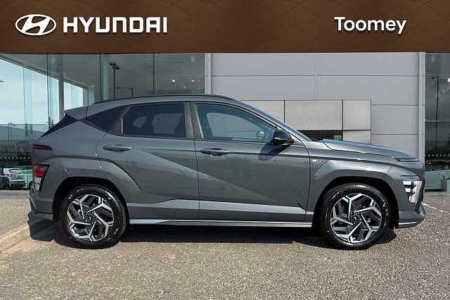 Hyundai KONA 1.6 T Gdi N Line Suv 5dr Petrol Manual Euro 6 (s/s) (138 Ps) Ecotronic Grey