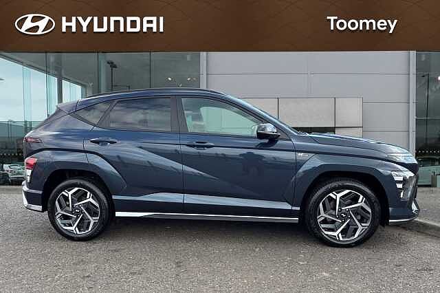 Hyundai KONA 1.6 T Gdi N Line Suv 5dr Petrol Manual Euro 6 (s/s) (138 Ps) Denim Blue