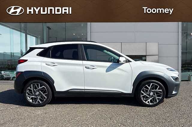 Hyundai KONA 1.6 H Gdi Premium Suv 5dr Petrol Hybrid Dct Euro 6 (s/s) (141 Ps) White