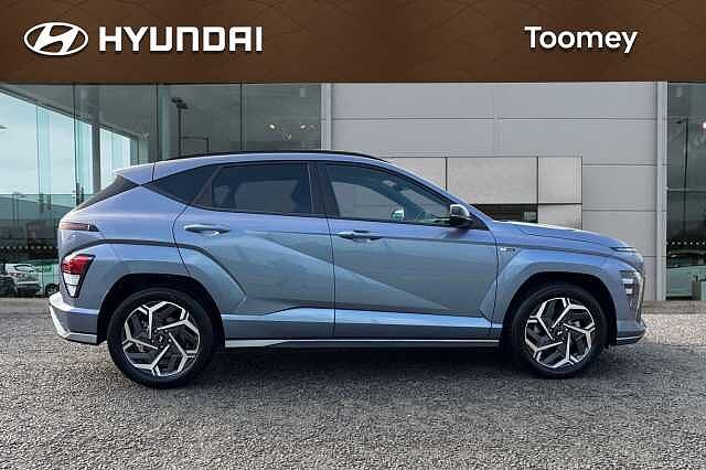 Hyundai KONA 1.6 H Gdi N Line Suv 5dr Petrol Hybrid Dct Euro 6 (s/s) (129 Ps) Meta Blue