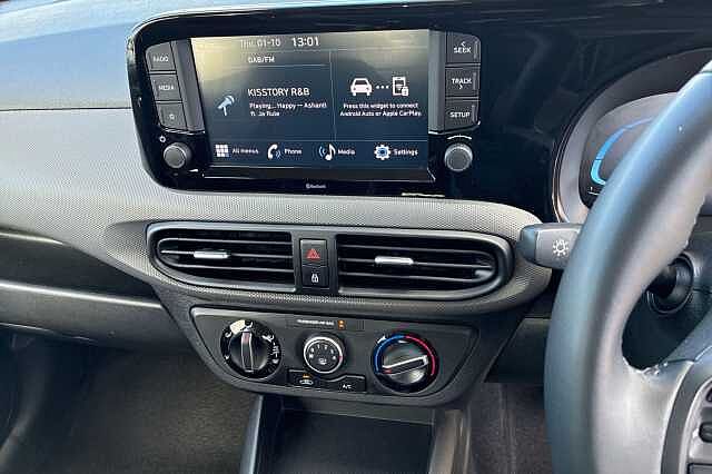 Hyundai I10 1.0 Advance Hatchback 5dr Petrol Auto Euro 6 (s/s) (67 Ps) Phantom Black