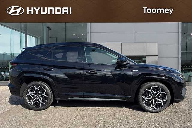 Hyundai TUCSON 1.6 T Gdi Mhev N Line S Suv 5dr Petrol Hybrid Dct Euro 6 (s/s) (150 Ps) Phantom Black