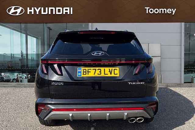 Hyundai TUCSON 1.6 T Gdi Mhev N Line S Suv 5dr Petrol Hybrid Dct Euro 6 (s/s) (150 Ps) Phantom Black