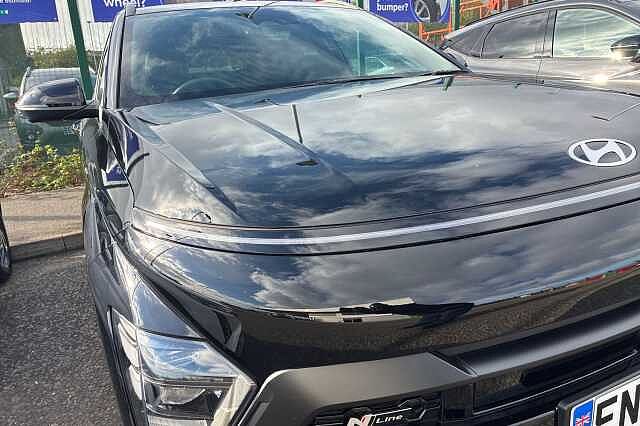 Hyundai KONA 1.6 H Gdi N Line S Suv 5dr Petrol Hybrid Dct Euro 6 (s/s) (138 Ps) Black