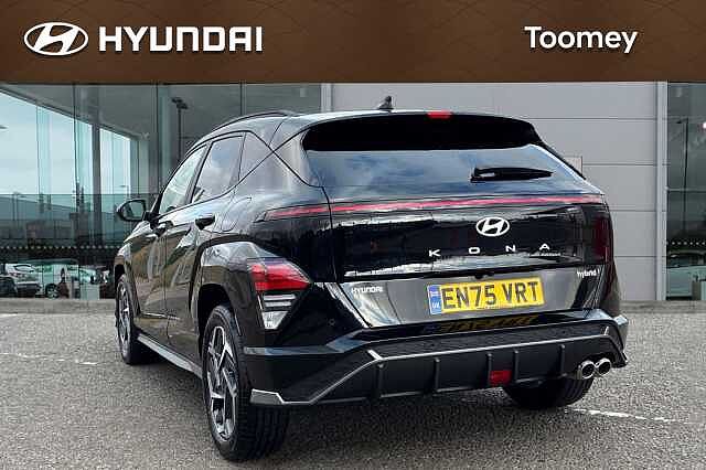 Hyundai KONA 1.6 H Gdi N Line S Suv 5dr Petrol Hybrid Dct Euro 6 (s/s) (138 Ps) Black