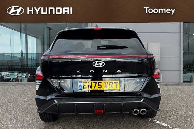 Hyundai KONA 1.6 H Gdi N Line S Suv 5dr Petrol Hybrid Dct Euro 6 (s/s) (138 Ps) Black