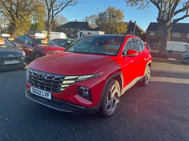Hyundai TUCSON 1.6 h T-GDi Ultimate SUV 5dr Petrol Hybrid Auto Euro 6 (s/s) (230 ps) Red