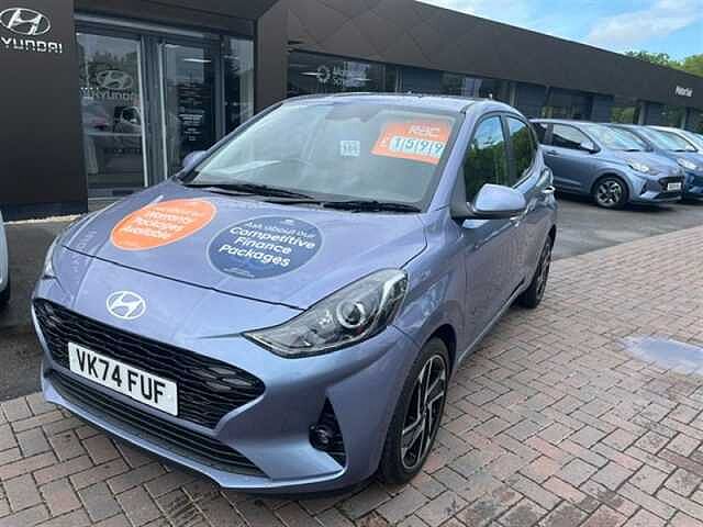 Hyundai I10 1.2 Premium Hatchback 5dr Petrol Manual Euro 6 (s/s) (79 ps) Blue