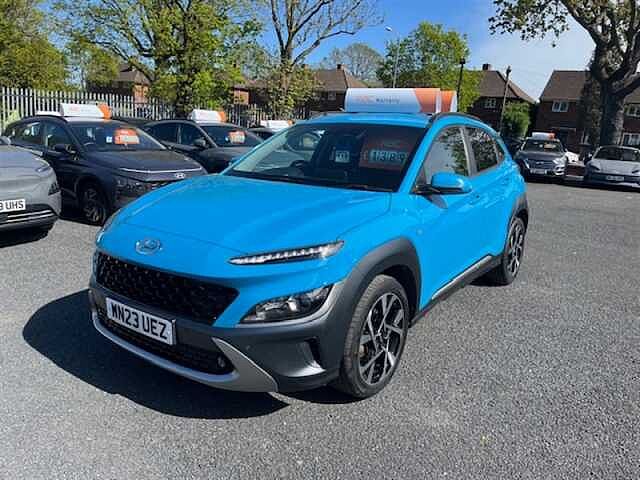 Hyundai KONA 1.0 T-GDi MHEV Premium SUV 5dr Petrol Hybrid Manual Euro 6 (s/s) (120 ps) Blue