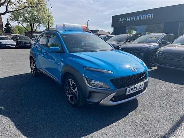 Hyundai KONA 1.0 T-GDi MHEV Premium SUV 5dr Petrol Hybrid Manual Euro 6 (s/s) (120 ps) Blue