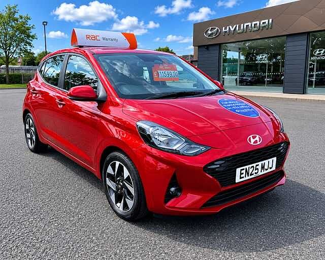 Hyundai I10 1.0 Advance Hatchback 5dr Petrol Auto Euro 6 (s/s) (63 ps) Red