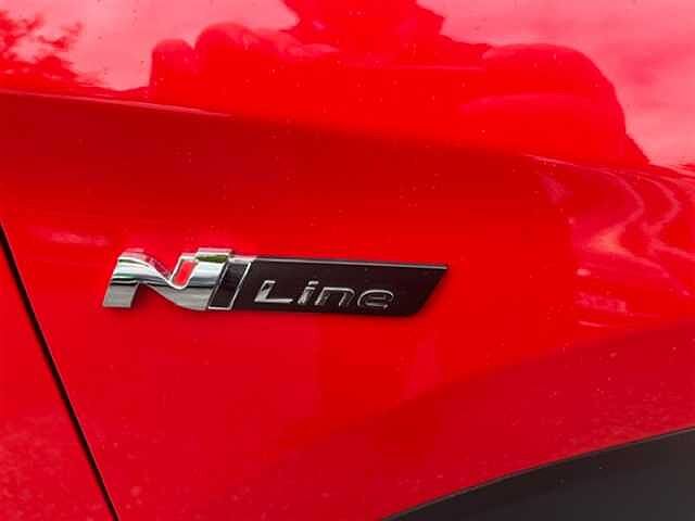 Hyundai TUCSON 1.6 CRDi MHEV N Line SUV 5dr Diesel Hybrid DCT Euro 6 (s/s) (136 ps) Red