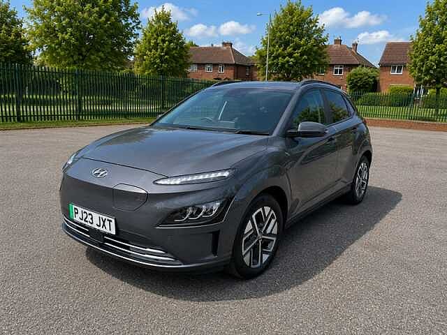 Hyundai KONA 39kWh Premium SUV 5dr Electric Auto (10.5kW Charger) (136 ps) Grey