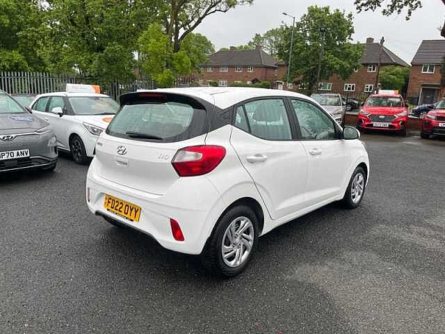 Hyundai I10 1.0 SE Hatchback 5dr Petrol Manual Euro 6 (s/s) (67 ps) White