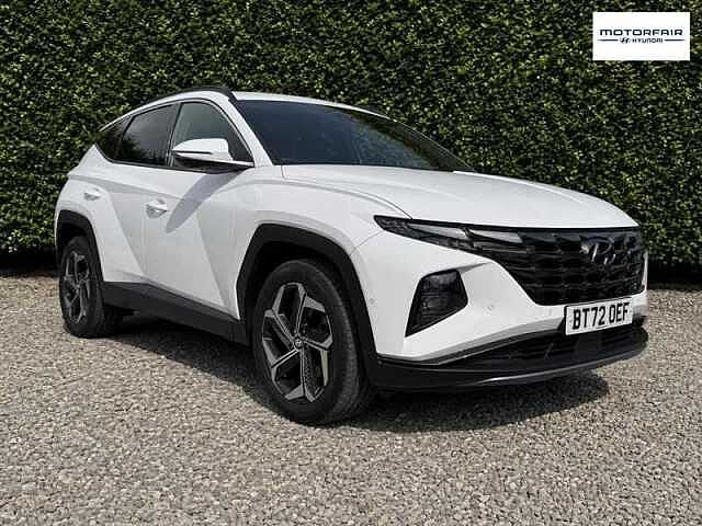 Hyundai TUCSON 1.6 h T-GDi Ultimate SUV 5dr Petrol Hybrid Auto Euro 6 (s/s) (230 ps) White