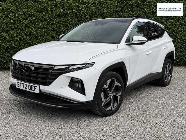 Hyundai TUCSON 1.6 h T-GDi Ultimate SUV 5dr Petrol Hybrid Auto Euro 6 (s/s) (230 ps) White