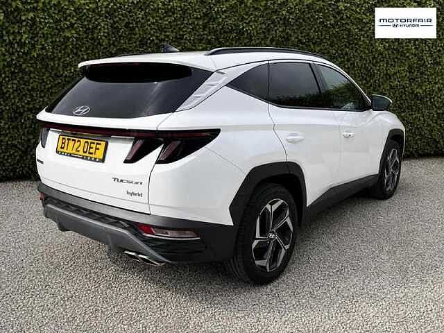 Hyundai TUCSON 1.6 h T-GDi Ultimate SUV 5dr Petrol Hybrid Auto Euro 6 (s/s) (230 ps) White