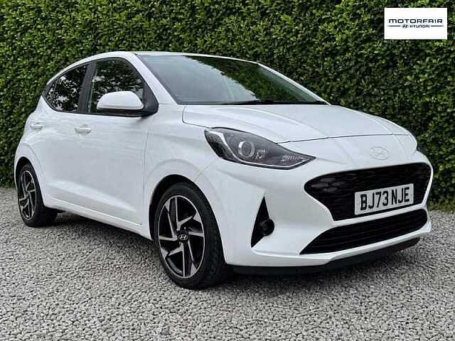 Hyundai I10 1.0 Premium Hatchback 5dr Petrol Manual Euro 6 (s/s) (67 ps) White