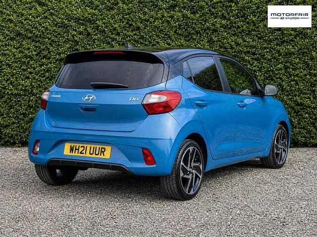 Hyundai I10 1.0 Premium Hatchback 5dr Petrol Manual Euro 6 (s/s) (67 ps) Blue