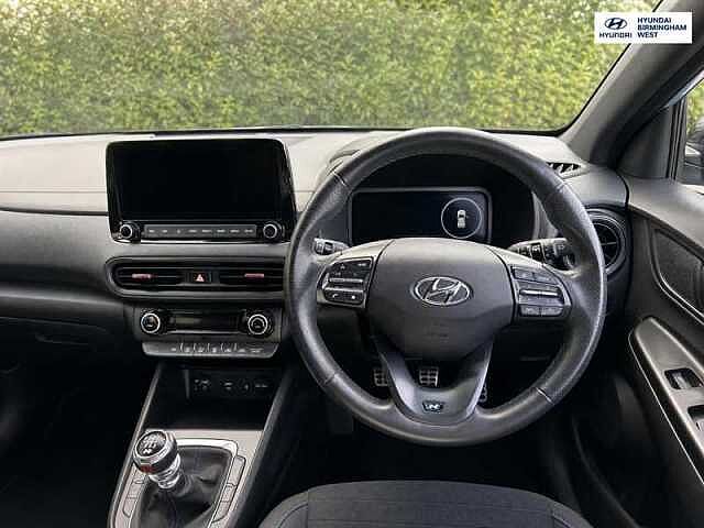 Hyundai KONA 1.0 T-GDi MHEV N Line SUV 5dr Petrol Hybrid Manual Euro 6 (s/s) (120 ps) Black