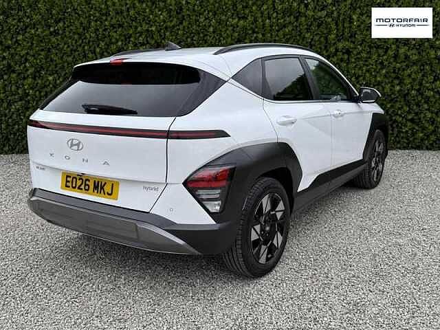 Hyundai KONA 1.6 h-GDi Ultimate SUV 5dr Petrol Hybrid DCT Euro 6 (s/s) (138 ps) White